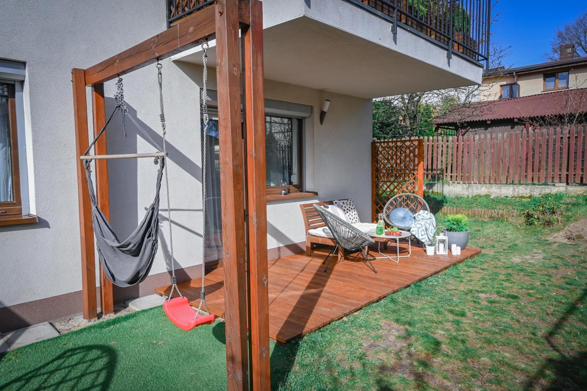 Malinowelove Aircon, 3 Rooms, Parking, Ogrod Krakow Exterior photo